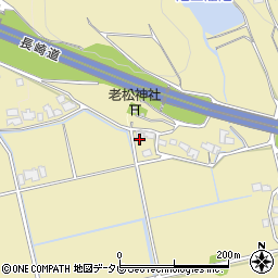 佐賀県小城市東分624周辺の地図