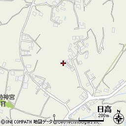 大分県日田市日高1622-11周辺の地図