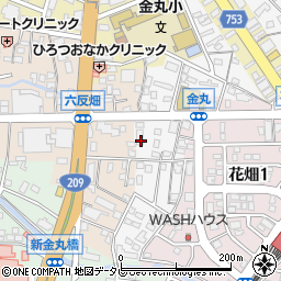 福岡県久留米市西町1370-3周辺の地図