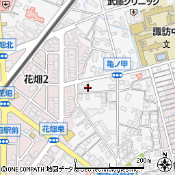 福岡県久留米市西町1084周辺の地図