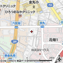 福岡県久留米市西町1370周辺の地図
