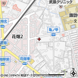 福岡県久留米市西町1087周辺の地図