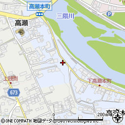 大分県日田市高瀬本町496周辺の地図