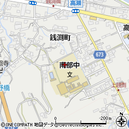 日田放送局周辺の地図