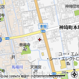 佐賀県神埼市神埼町本堀3260-10周辺の地図