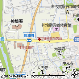 神埼牛乳企組周辺の地図