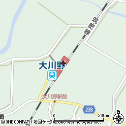 大川野駅周辺の地図