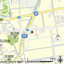 横尾商店周辺の地図