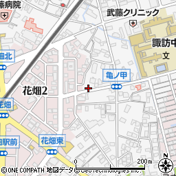 福岡県久留米市西町1085周辺の地図