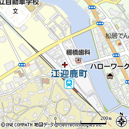 長崎県佐世保市鹿町町新深江周辺の地図