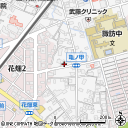 福岡県久留米市西町1080周辺の地図