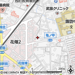 福岡県久留米市西町1089-1周辺の地図