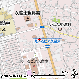 福岡県久留米市諏訪野町2312周辺の地図