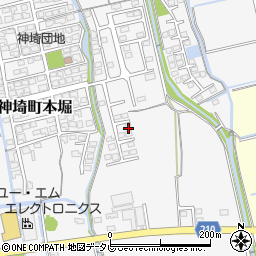 佐賀県神埼市神埼町本堀2952-8周辺の地図