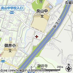 福岡県久留米市山川町61周辺の地図
