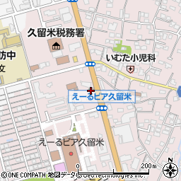久留米諏訪野町郵便局 ＡＴＭ周辺の地図