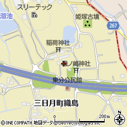 佐賀県小城市東分381周辺の地図