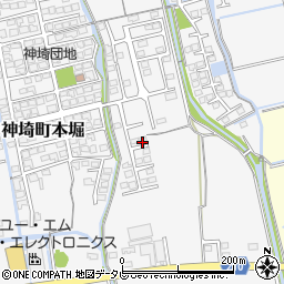 佐賀県神埼市神埼町本堀2952-5周辺の地図