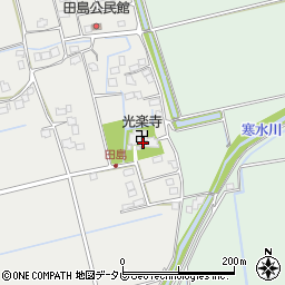光楽寺周辺の地図