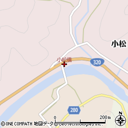 小松橋周辺の地図