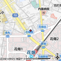 福岡県久留米市西町1243周辺の地図