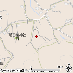 福岡県久留米市草野町吉木1936周辺の地図