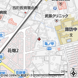 福岡県久留米市西町1092周辺の地図