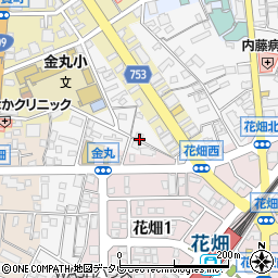 福岡県久留米市西町1296周辺の地図