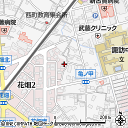 福岡県久留米市西町1099周辺の地図