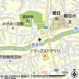 コスモス薬品別府鶴見店周辺の地図