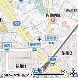 福岡県久留米市西町1241-1周辺の地図