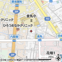 福岡県久留米市西町1323-3周辺の地図