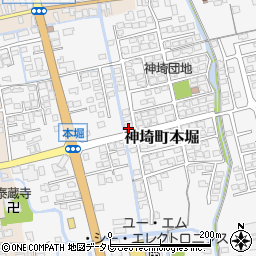 佐賀県神埼市神埼町本堀3150周辺の地図