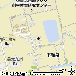 佐賀県佐賀市久保泉町下和泉1795-5周辺の地図