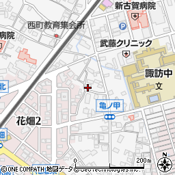 福岡県久留米市西町1093周辺の地図
