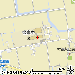 佐賀県　中学校体育連盟周辺の地図