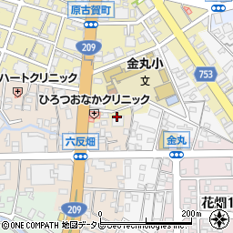 福岡県久留米市原古賀町27周辺の地図