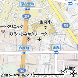 福岡県久留米市原古賀町27-23周辺の地図
