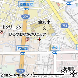 福岡県久留米市原古賀町27-22周辺の地図