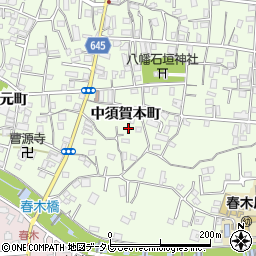大分県別府市北石垣1293-1周辺の地図