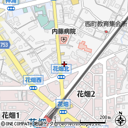 福岡県久留米市西町1174周辺の地図