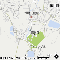 福岡県久留米市山川町611周辺の地図