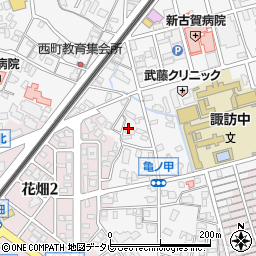 福岡県久留米市西町1097周辺の地図