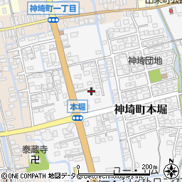 佐賀県神埼市神埼町本堀3190-1周辺の地図