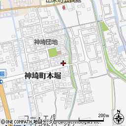 佐賀県神埼市神埼町本堀3160-6周辺の地図