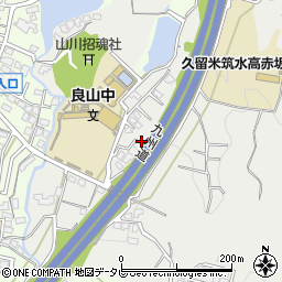福岡県久留米市山川町84周辺の地図