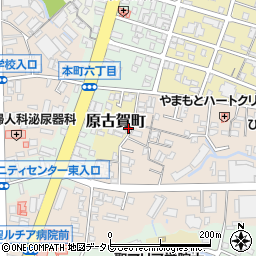 福岡県久留米市原古賀町7-7周辺の地図