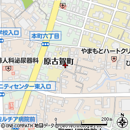福岡県久留米市原古賀町7周辺の地図
