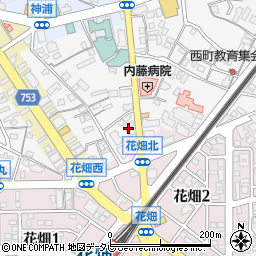 福岡県久留米市西町1173周辺の地図