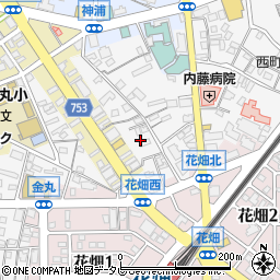 福岡県久留米市西町1236周辺の地図